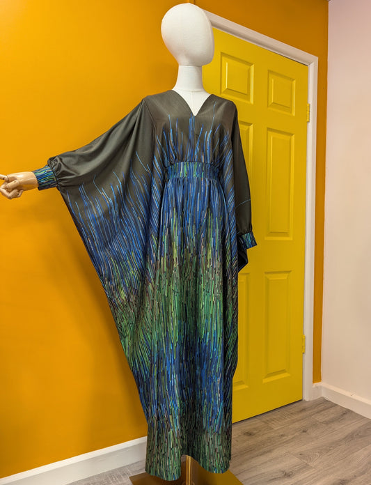 1970s kaftan dress