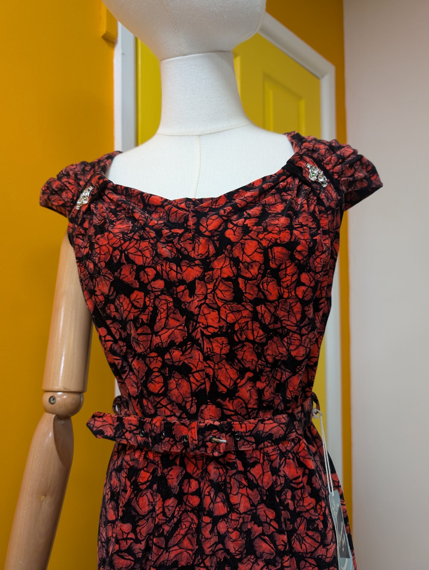 Deadstock 50s/60s Devonshire Lady dress - S/10