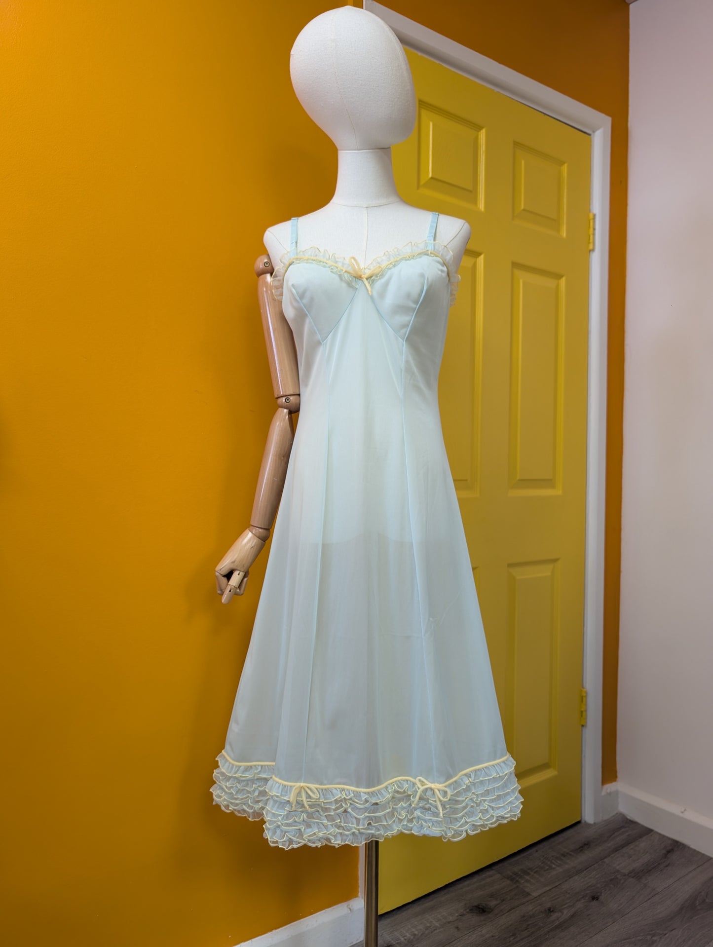 1960s Kayser Bondor nylon jersey nightdress & matching pants - XS/S
