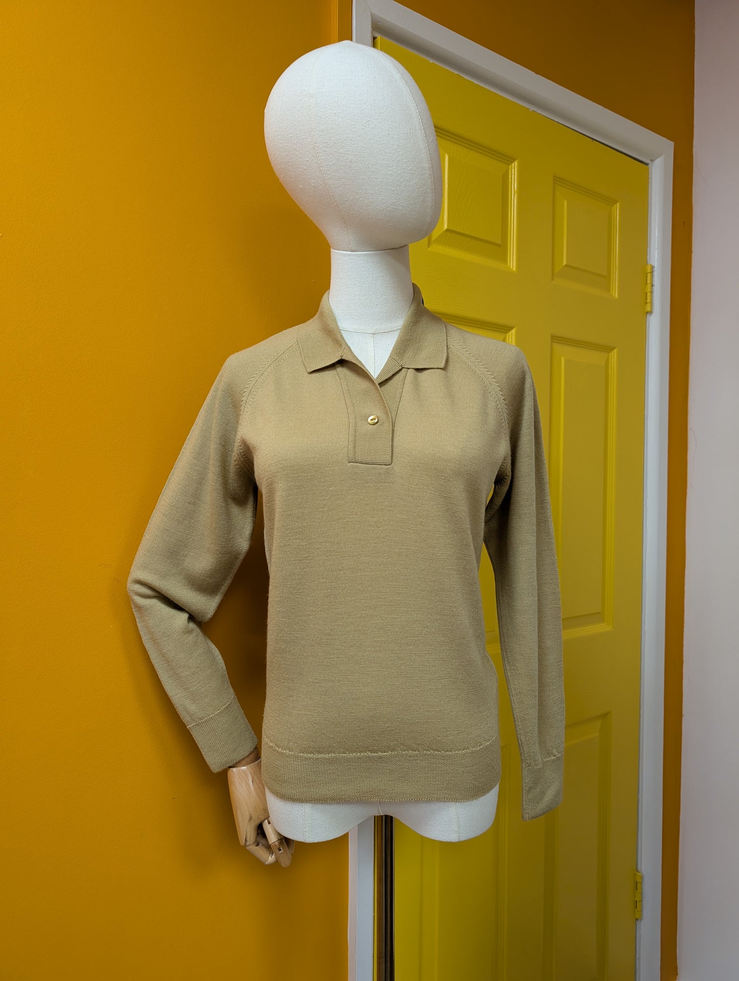 Deadstock Cairnryan of Scotland merino wool jumper - S