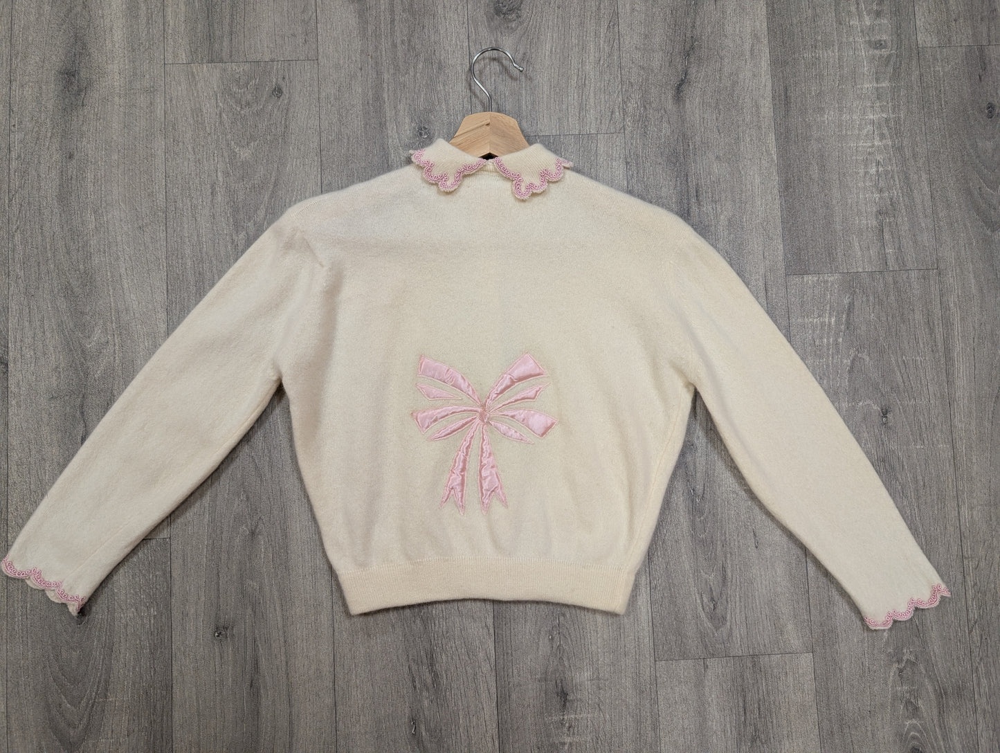 Gorgeous 1950s Nannette Cashmeres cashmere cardigan - XS/S
