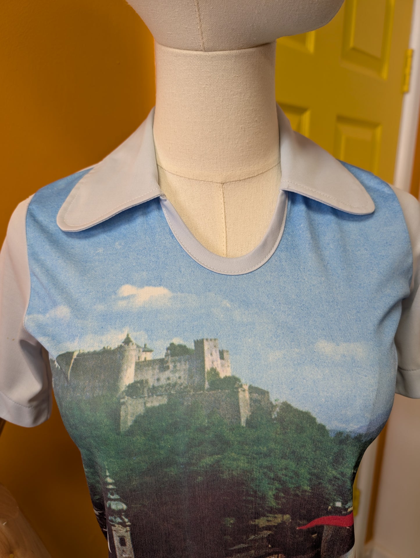 1970s Salzburg novelty photo print top - XS