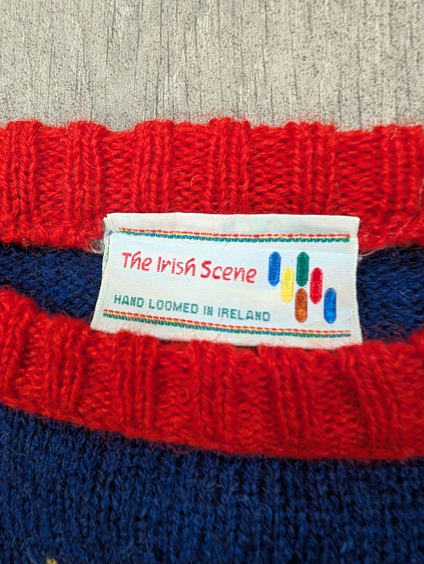 1980s The Irish Scene pure wool jumper