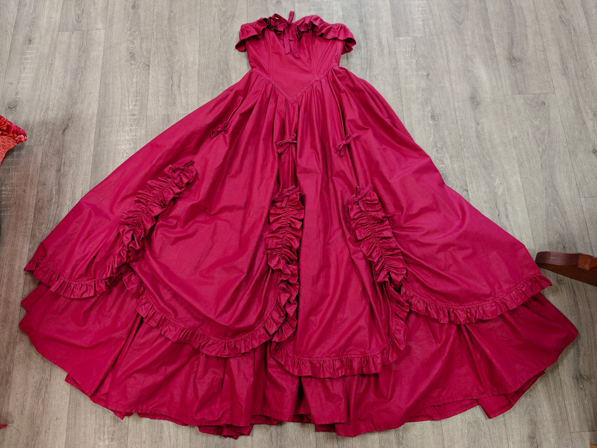 1980s Laura Ashley Bo Peep cotton dress - XS/6