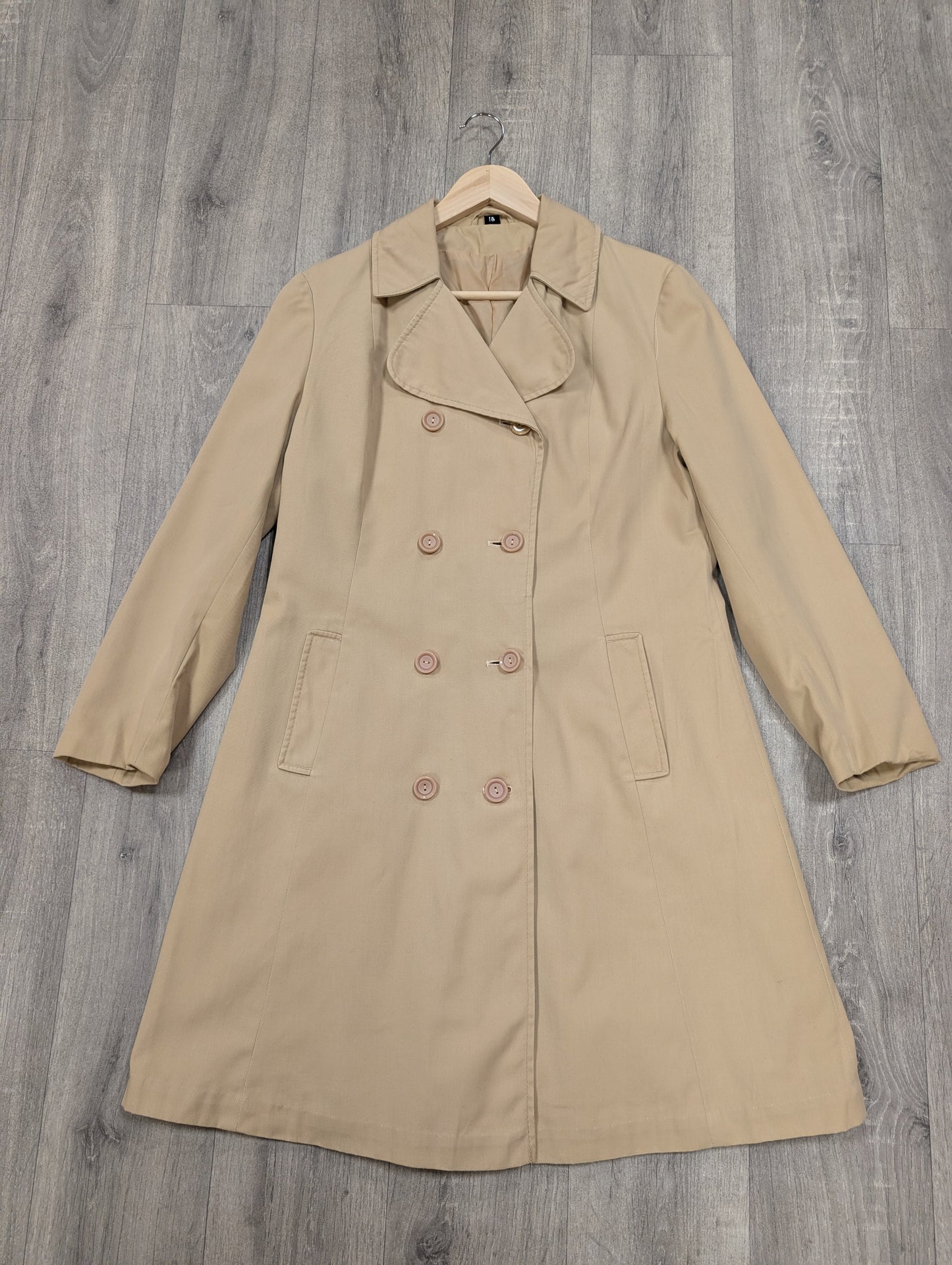 1970s Telemac beige coat - M