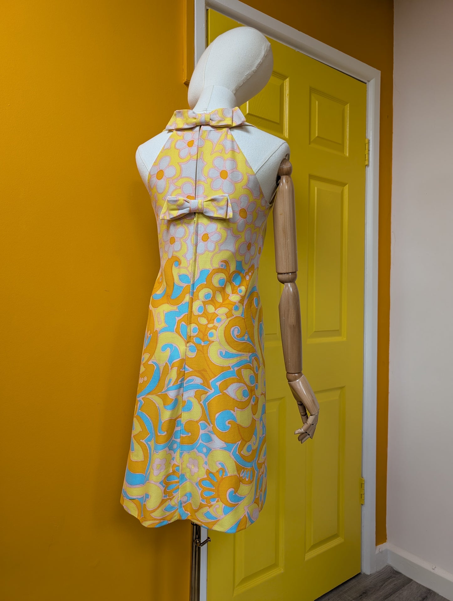 1960s Susan Small psychedelic dress - S/8
