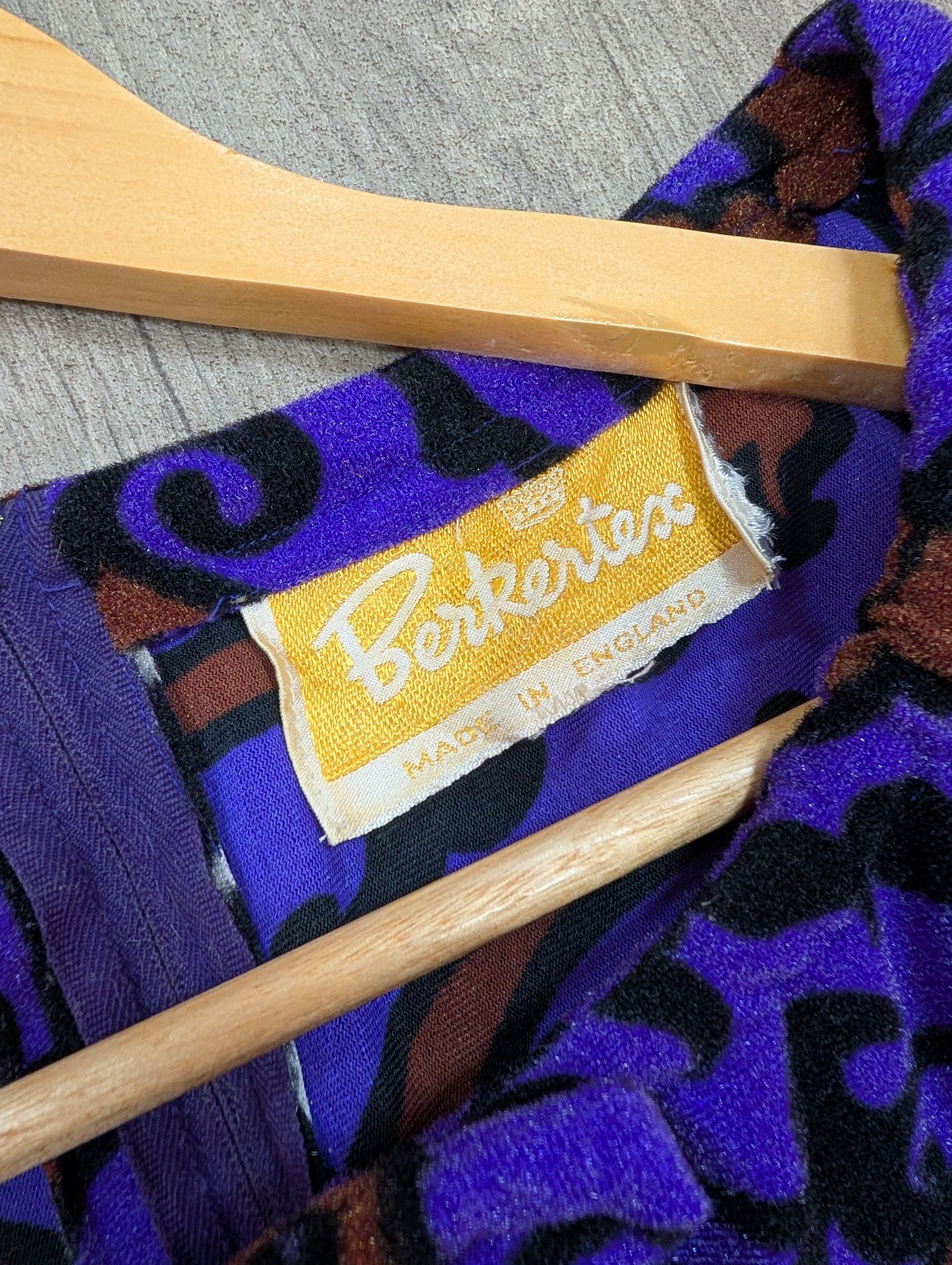 1970s Berkertex maxi dress - M/12