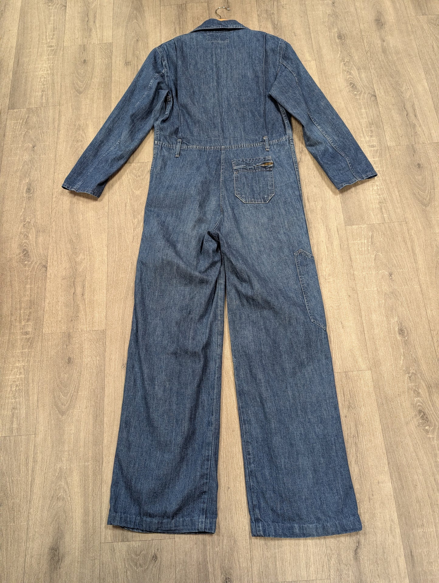 Epic 1970s Fred Roy denim jumpsuit - S/8/10
