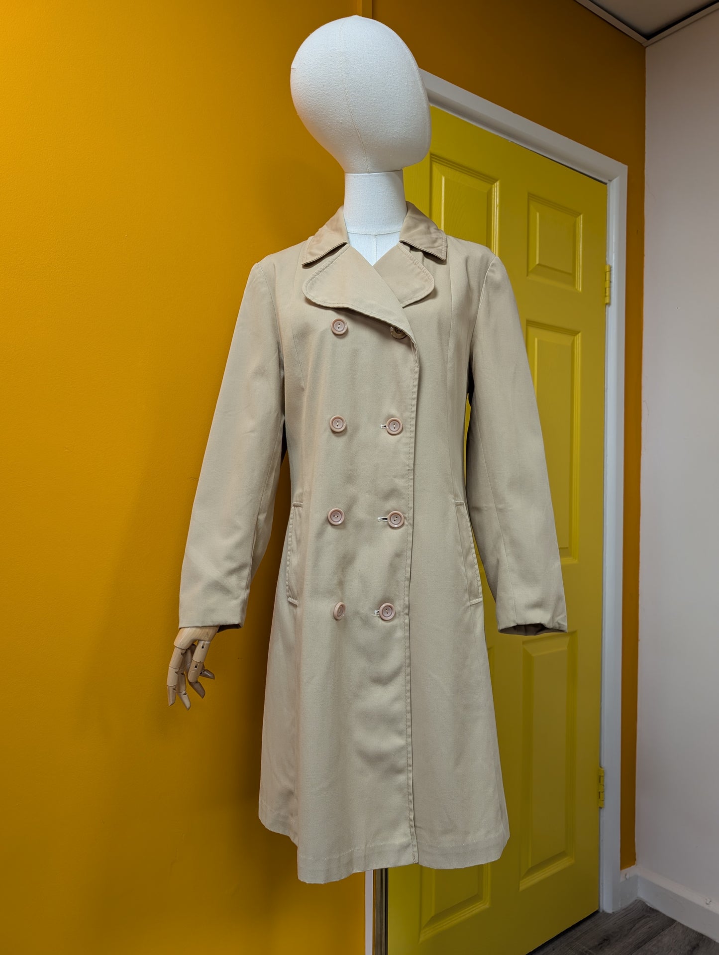 1970s Telemac beige coat - M