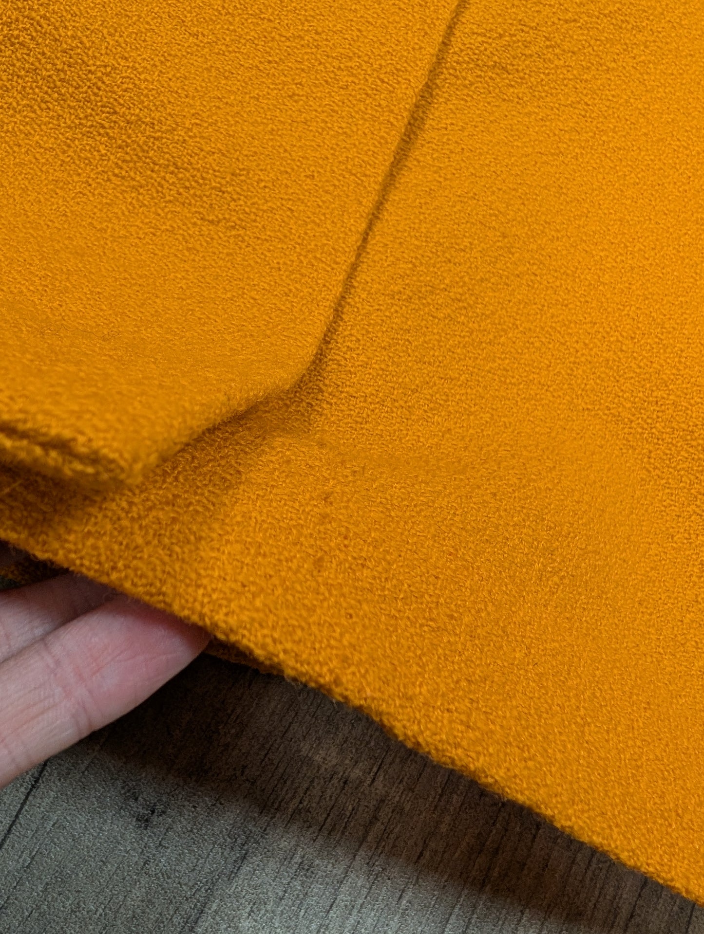 1960s Aubrey Segal orange boucle wool dress & coat - S/8/10