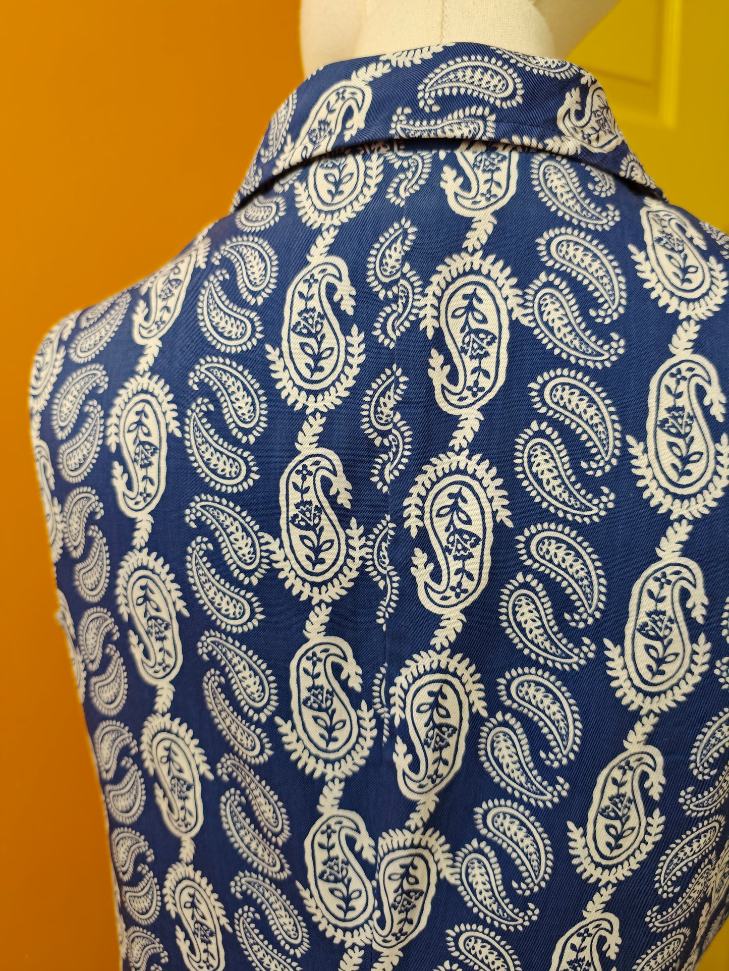 1960s St Michael paisley cotton dress - M/12/14