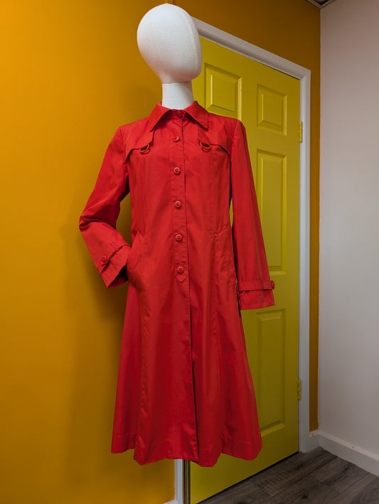 1970s Miss Dannimac red coat - S