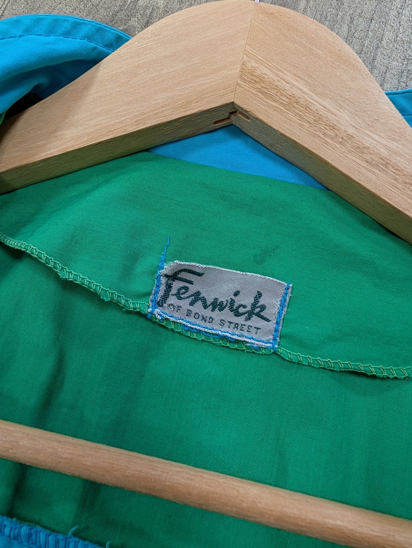 1960s Fenwick colour block mini dress - S/10