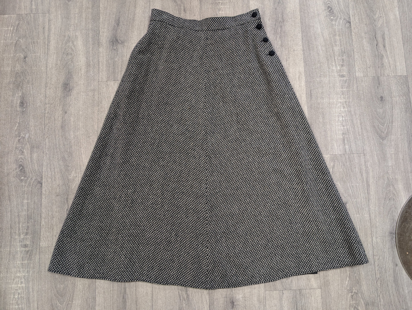 1980s St Michael pure new wool skirt suit - S/10