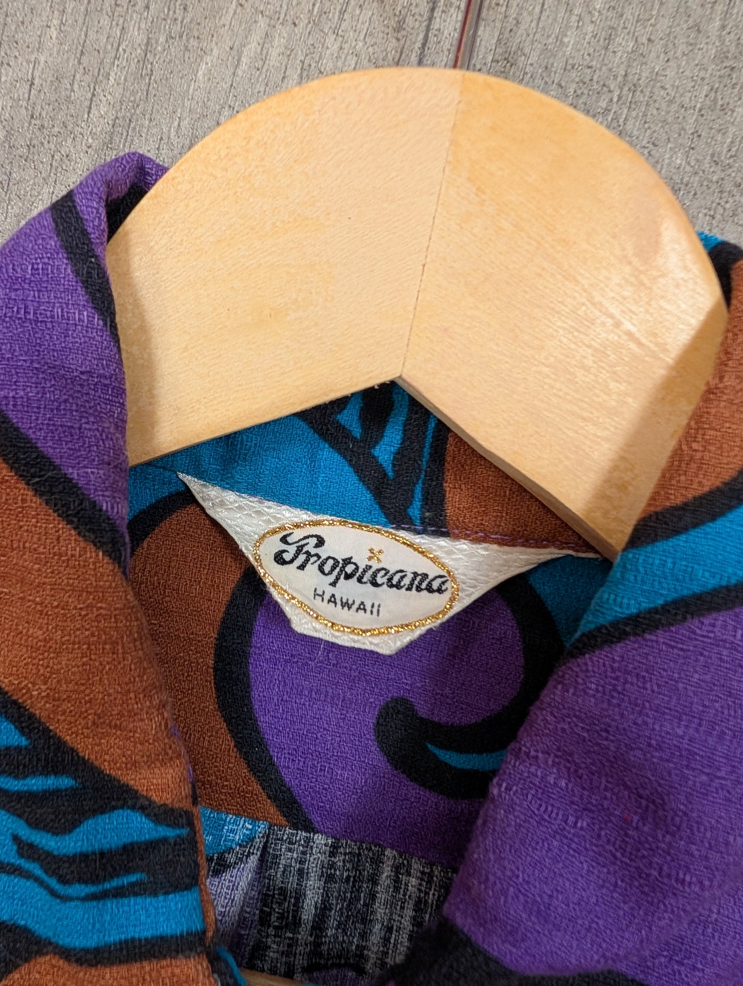 60s/70s Tropicana psychedelic Hawaiian shirt