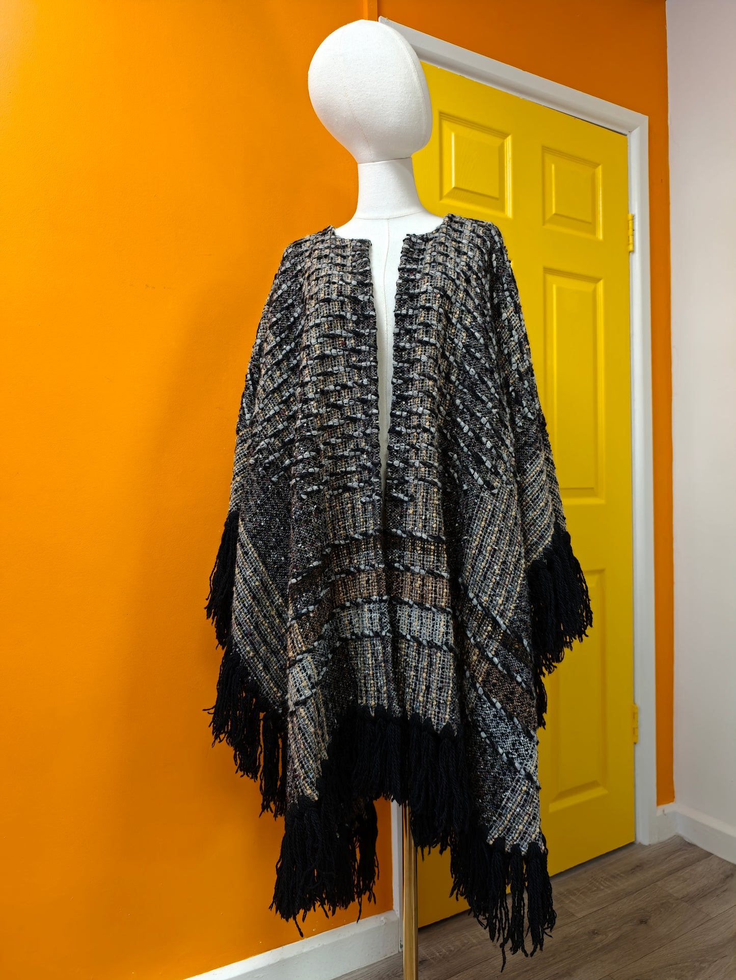 Studio Donegal handwoven wool cape/shawl/poncho