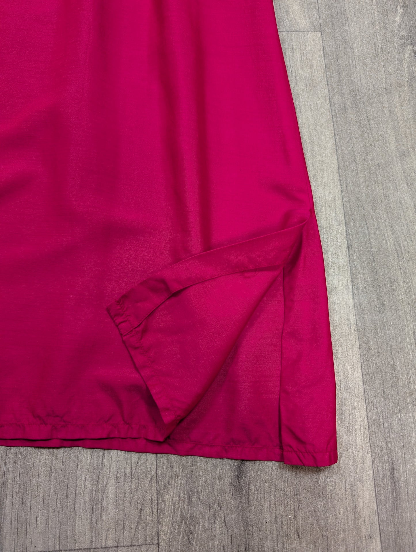 1980s Francesca of Damon for Starington pink silk dress - M/10/12