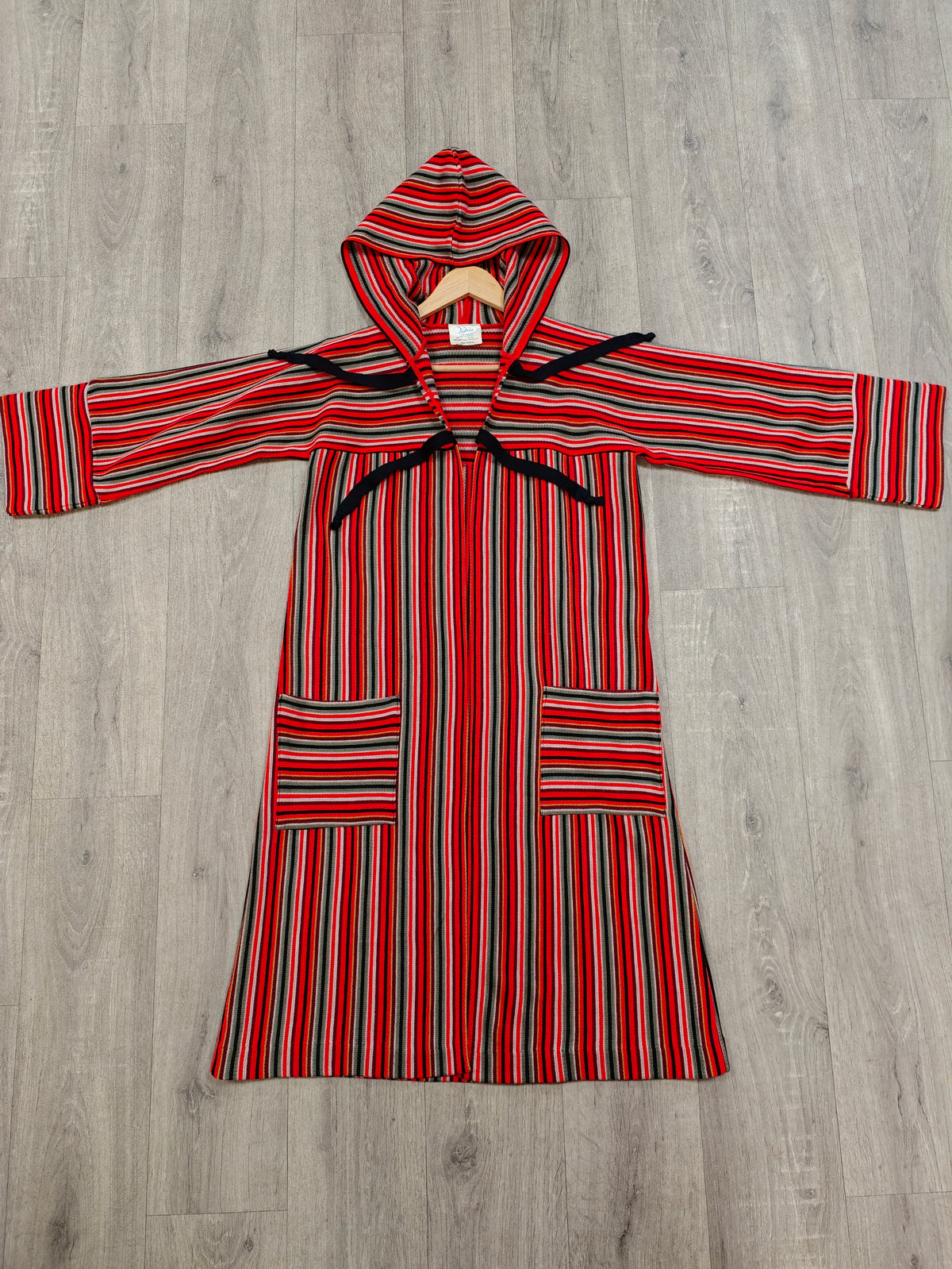 1970s Fantasia knitted hooded jacket - XS/S