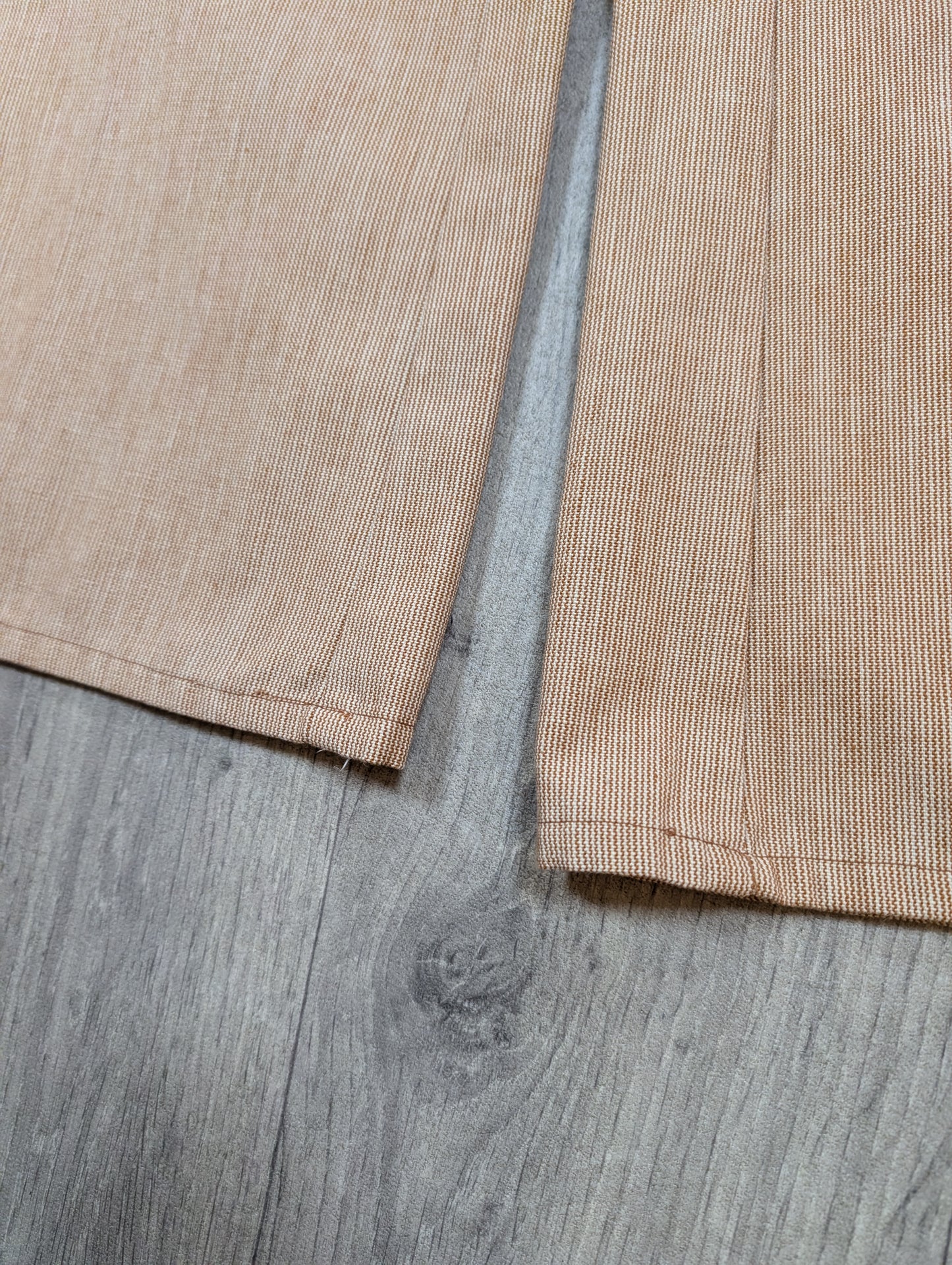 1970s St Michael flares - 25"W, 34"H, 31.5"L