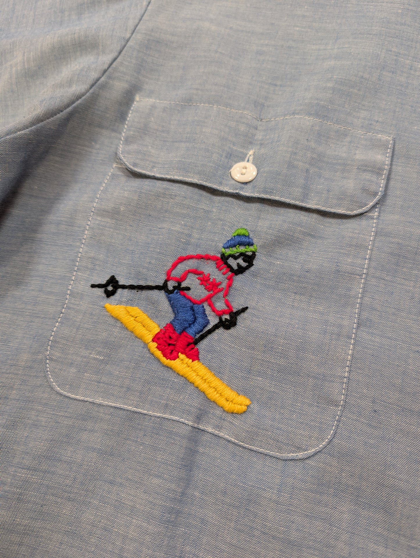 1970s JC Penney Big Mac embroidered shirt