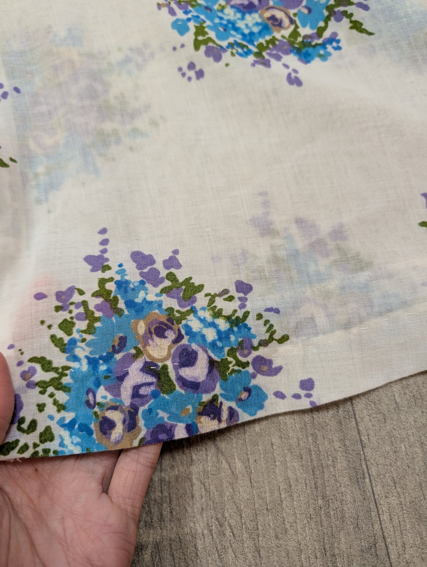 1960s sheer floral mini dress - XS/6