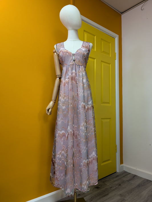1970s psychedelic nightdress - M/12