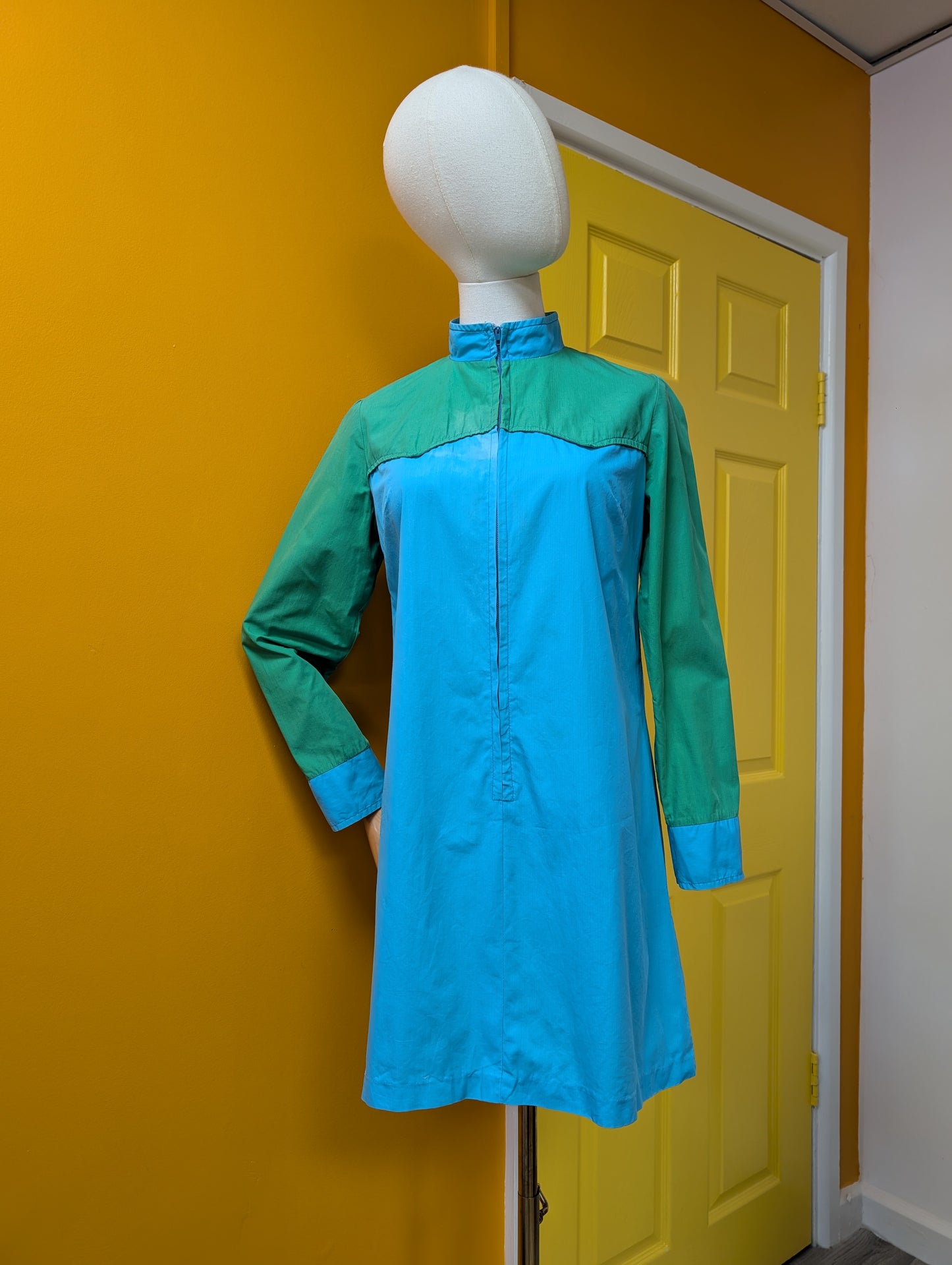 1960s Fenwick colour block mini dress - S/10