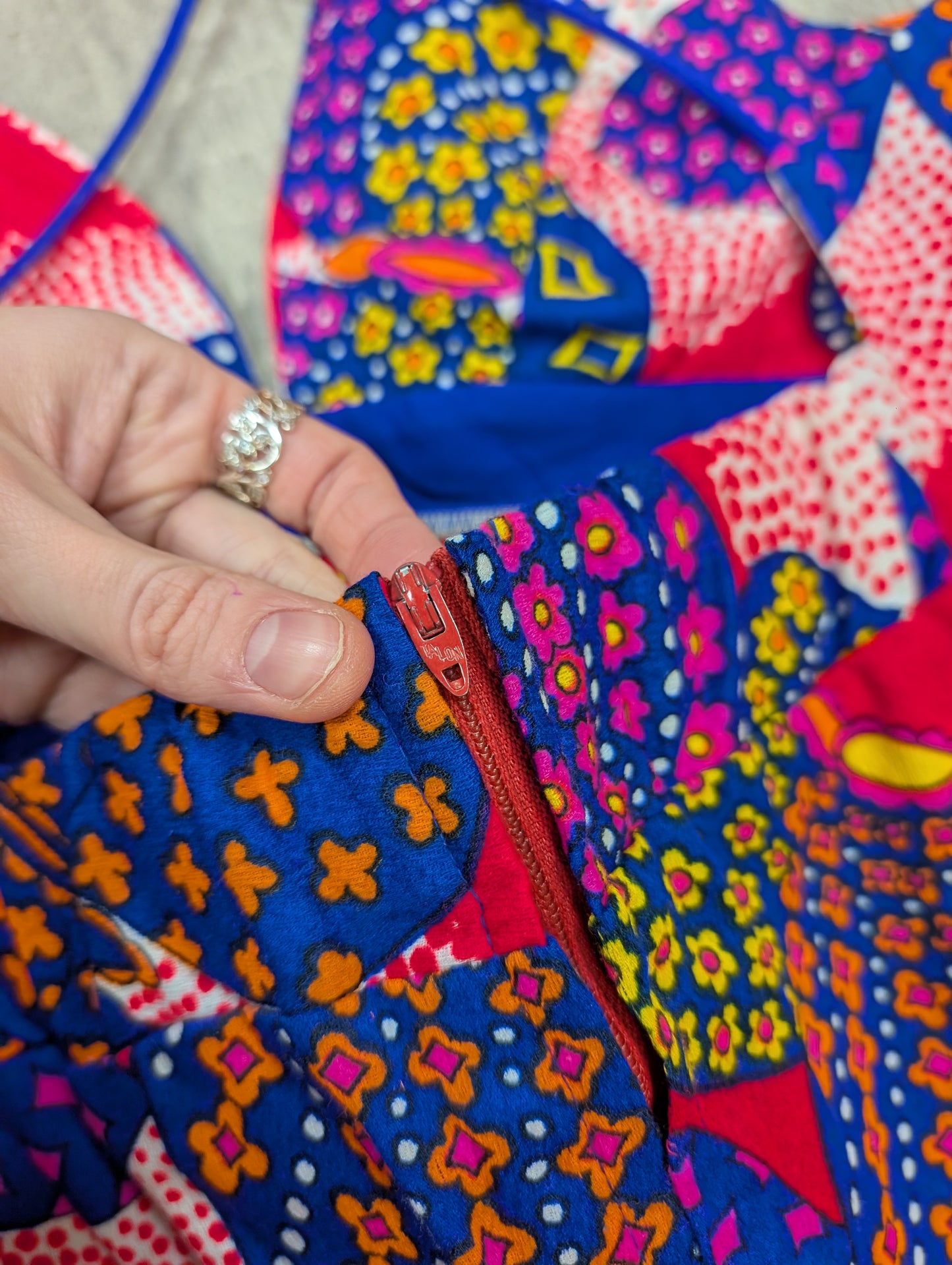 1970s Patti Jr Hawaii butterfly print dress - S/10