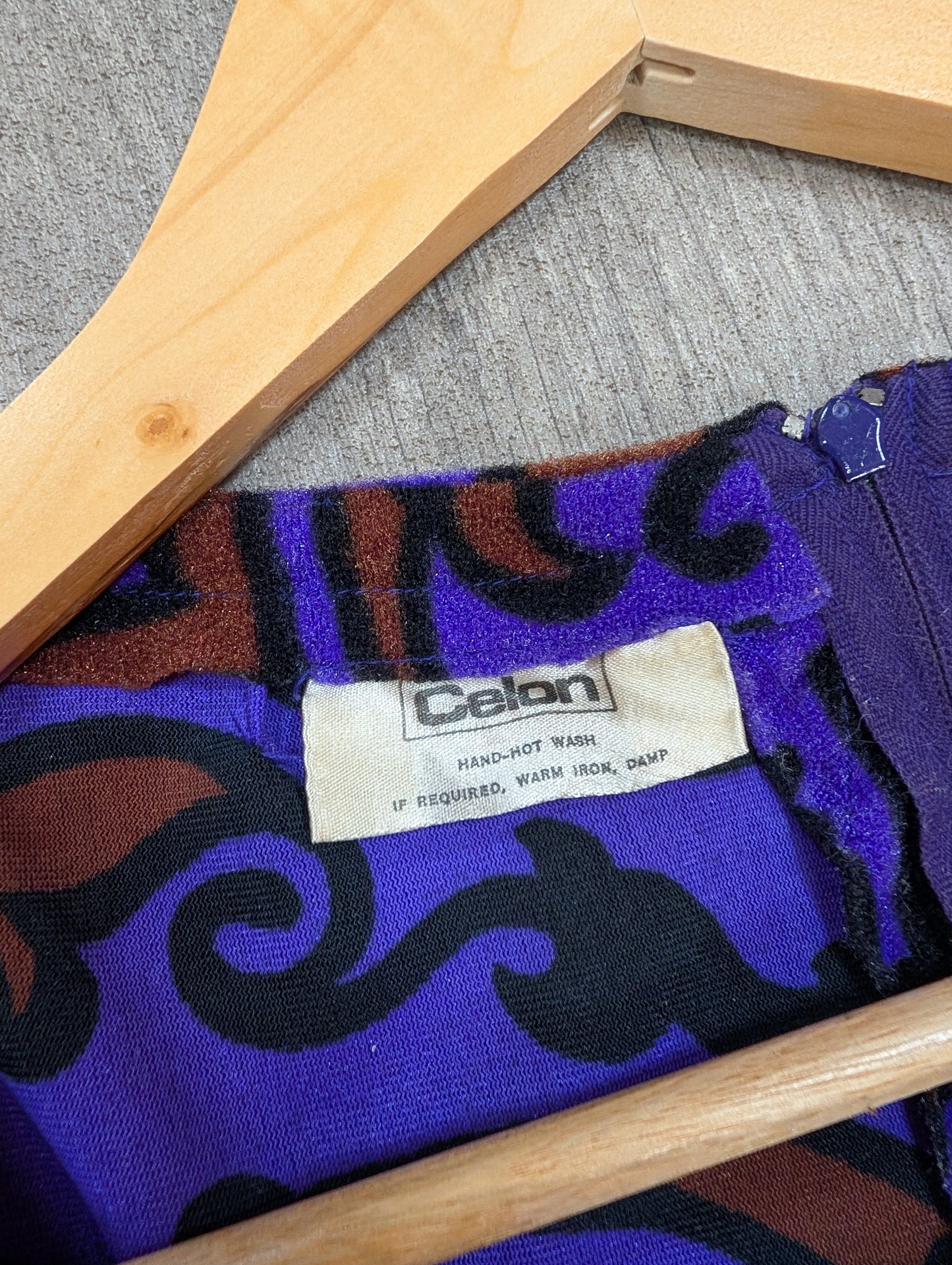 1970s Berkertex maxi dress - M/12