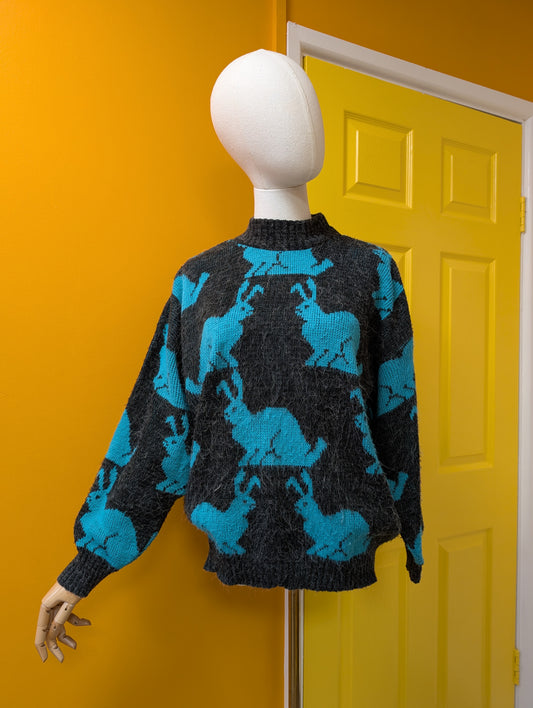 1980s rabbit jumper - S/M