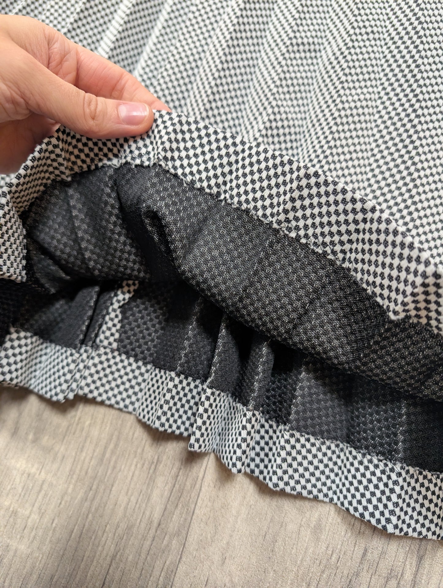 1970s Richard Shops black/white dress - XS/6/8