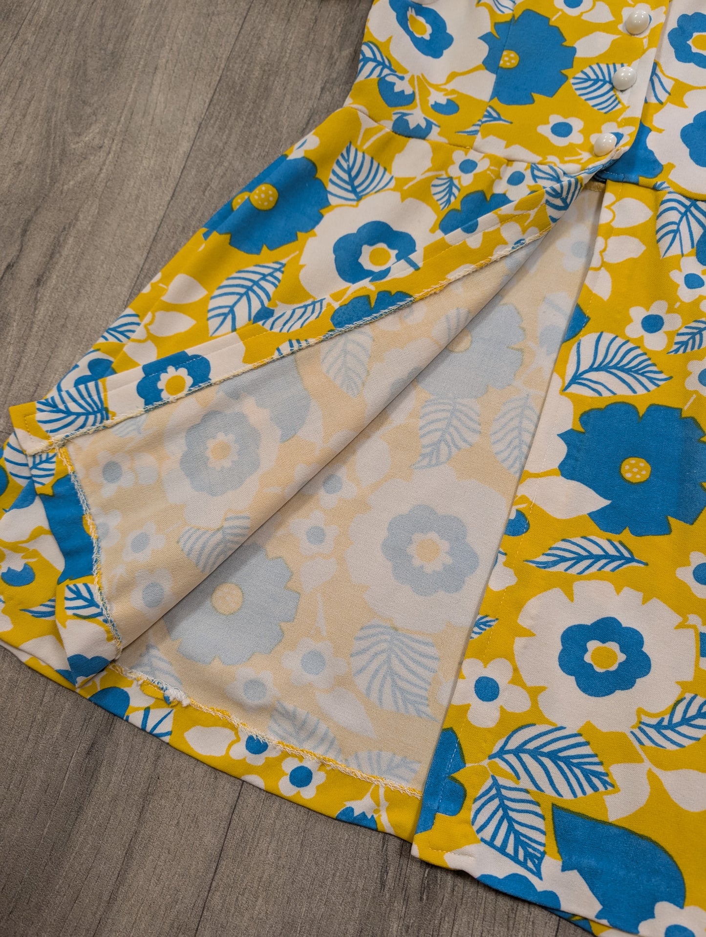 60s/70s Dropnyl Helanca top/jacket - S/8/10