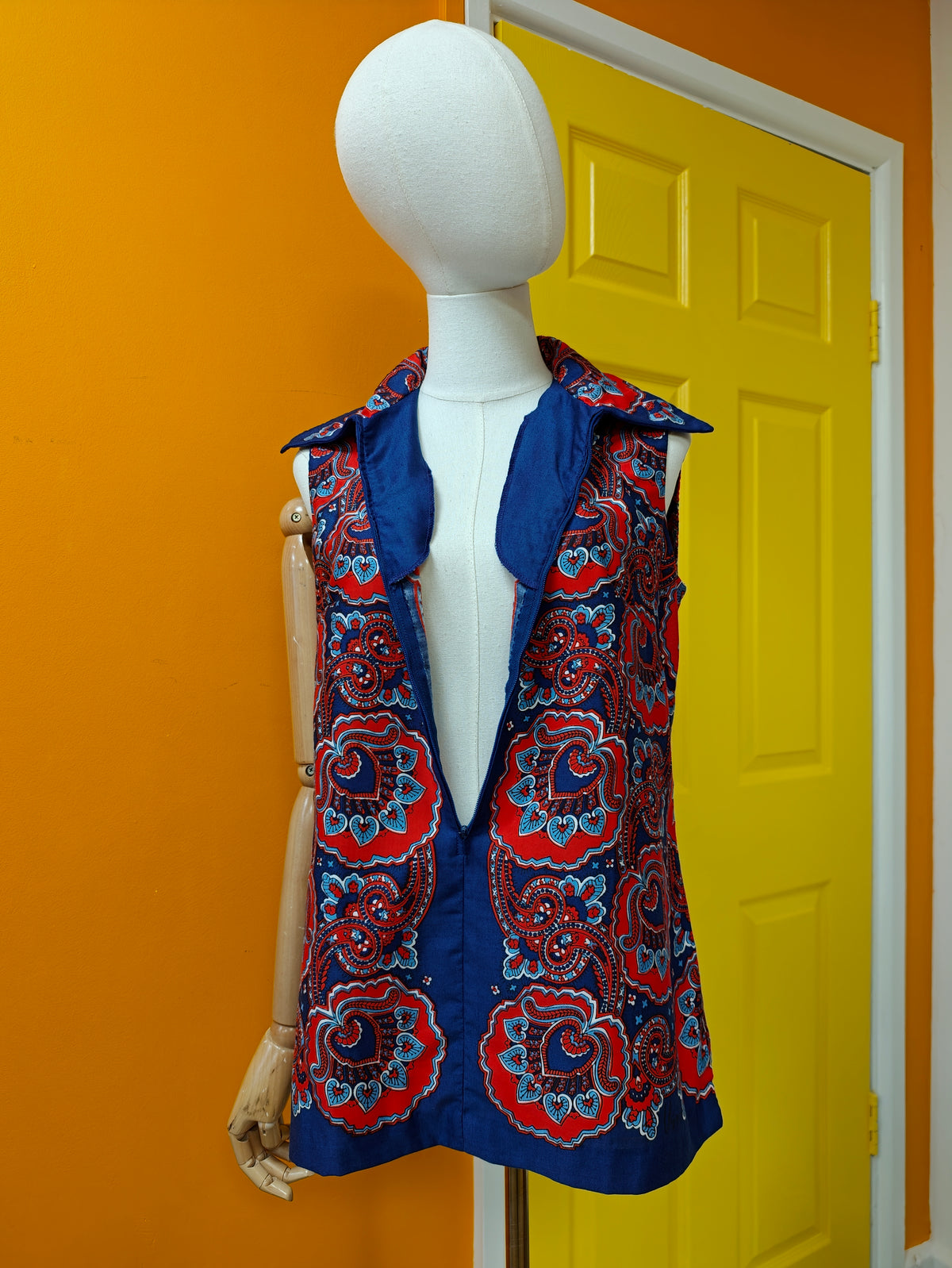 1970s Vera Neumann cotton top - M