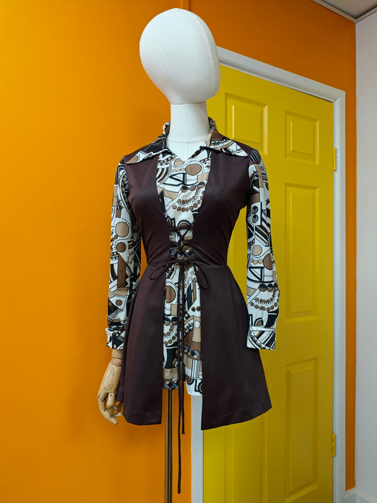 60s/70s Simon Petite playsuit - XS