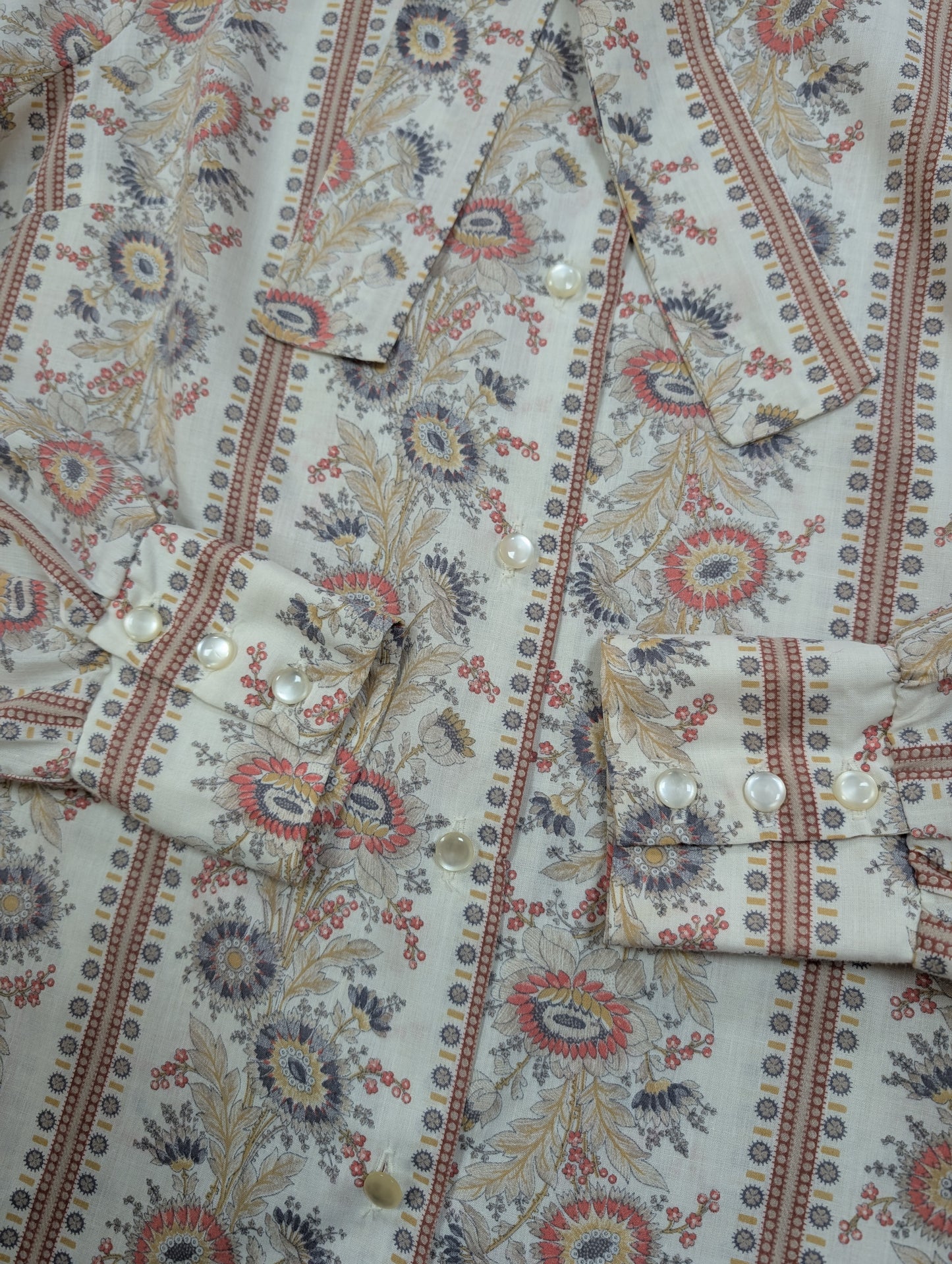 1970s pussy bow blouse -S/M