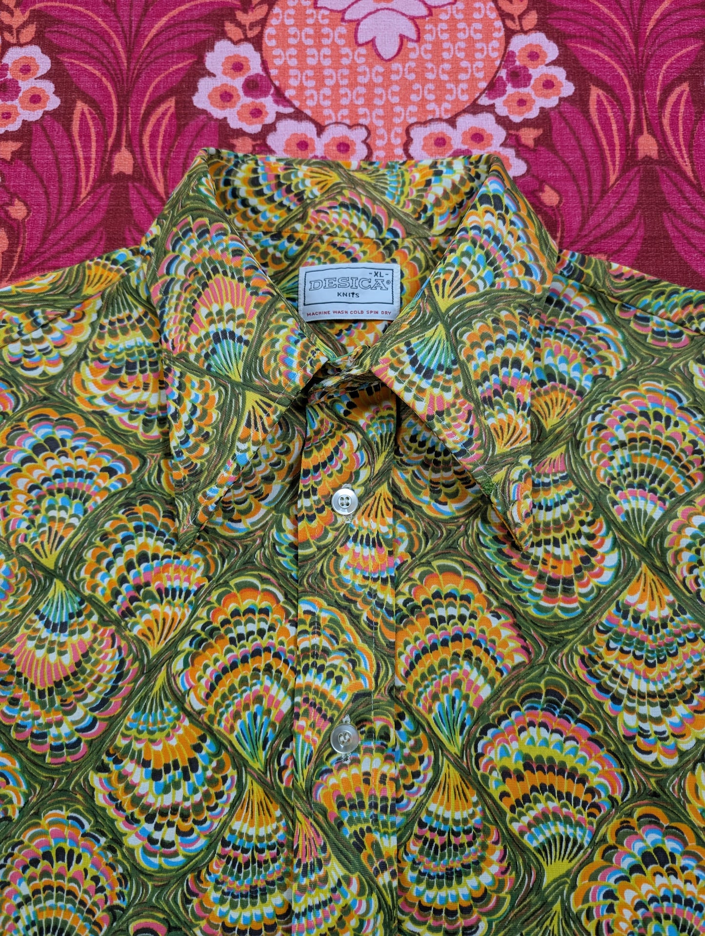 1970s Desica psychedelic shirt