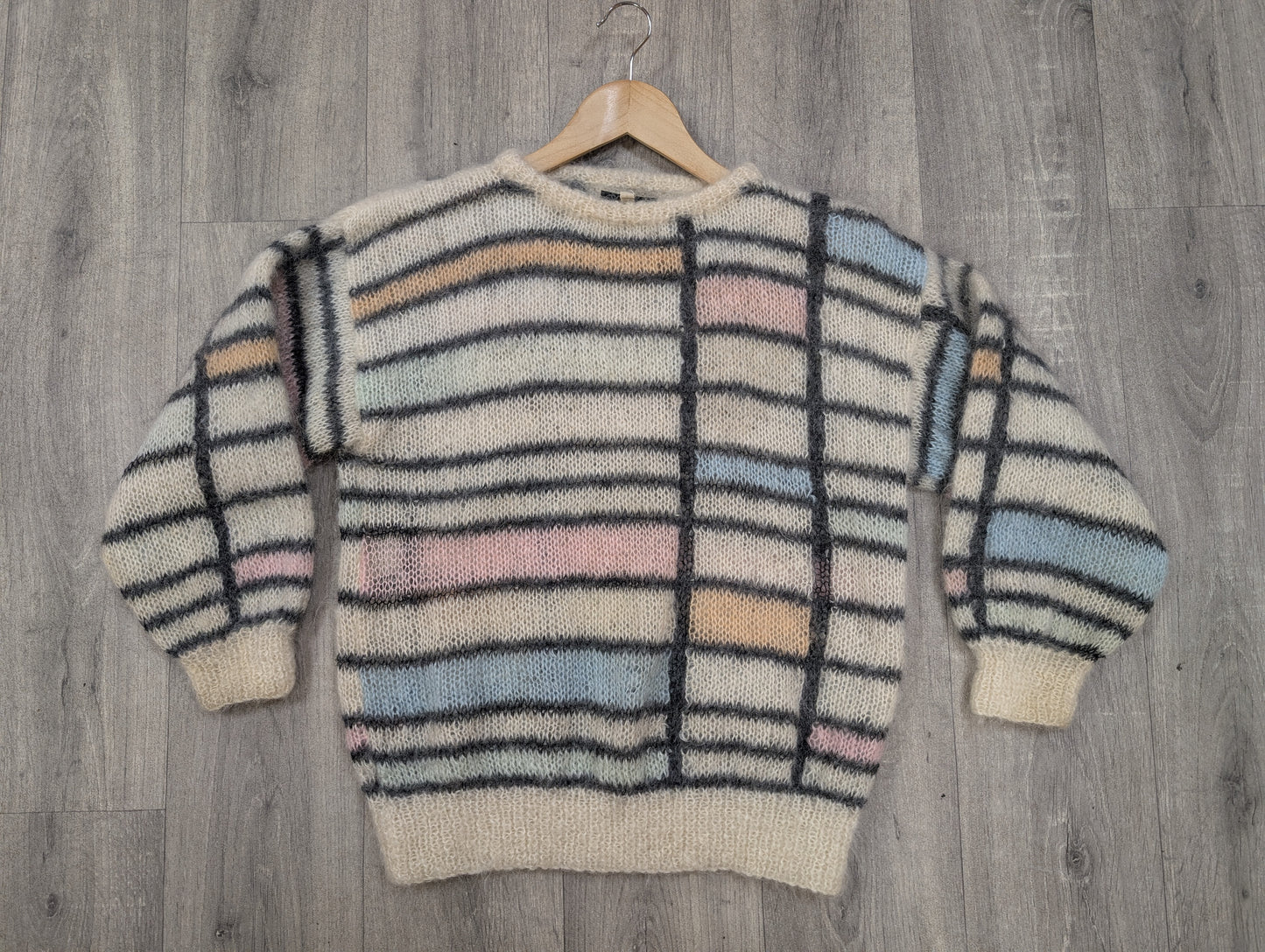 1980s Manhattan mohair/wool blend jumper - S/M