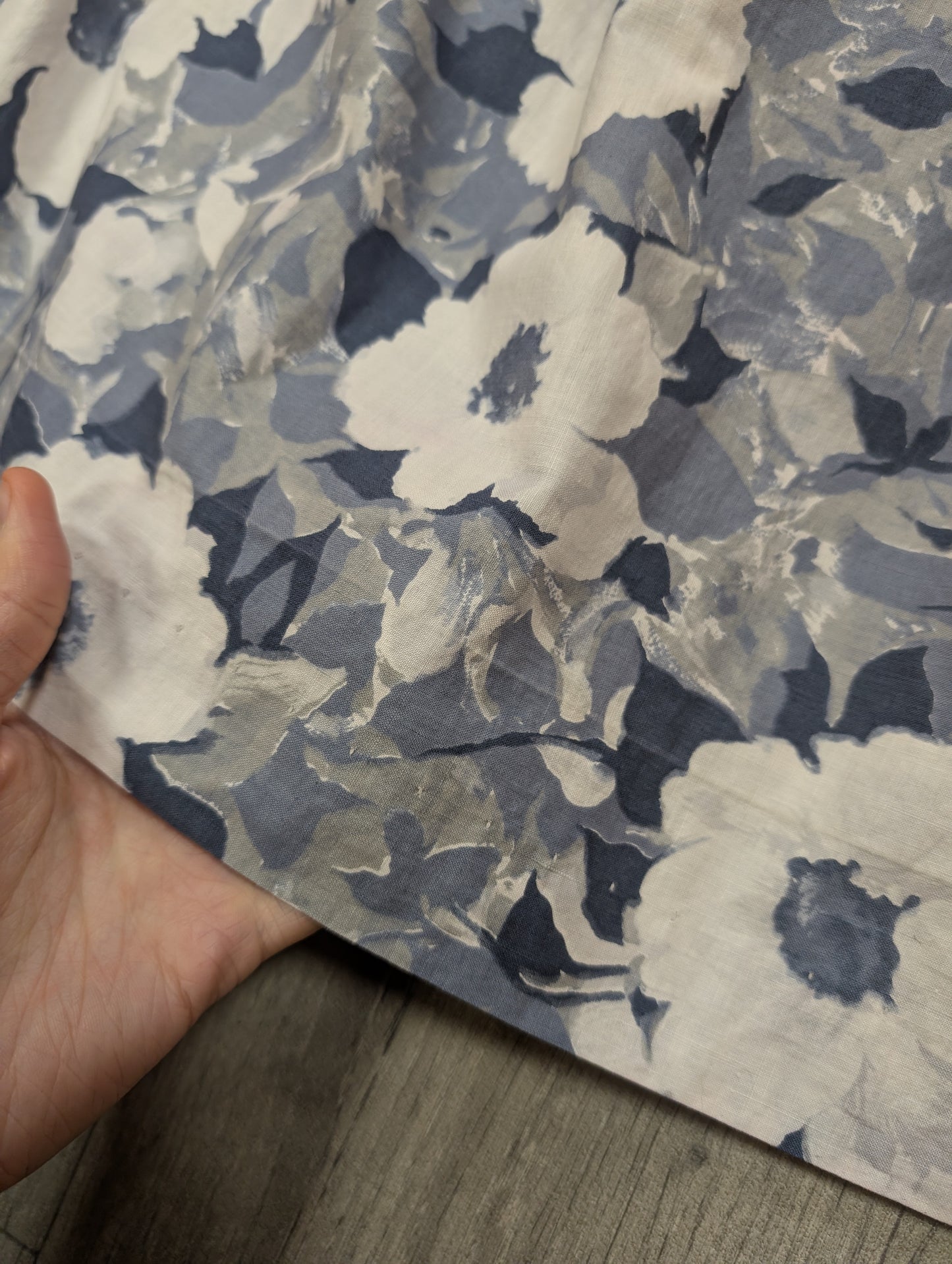 50s/60s Fashionwise cotton floral skirt - 25" waist