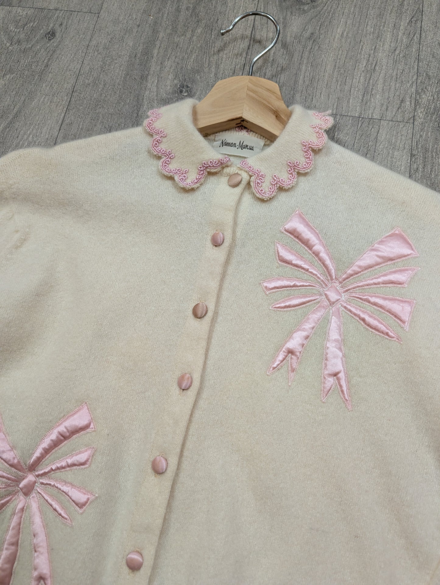 Gorgeous 1950s Nannette Cashmeres cashmere cardigan - XS/S