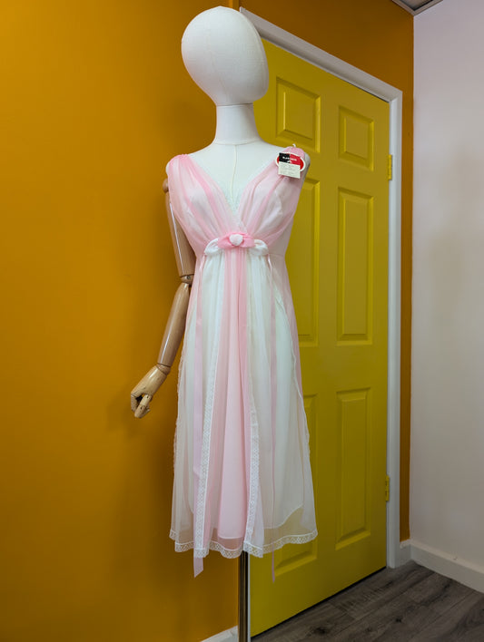 1960s Deadstock with tags Kayser Bondor nightdress - S