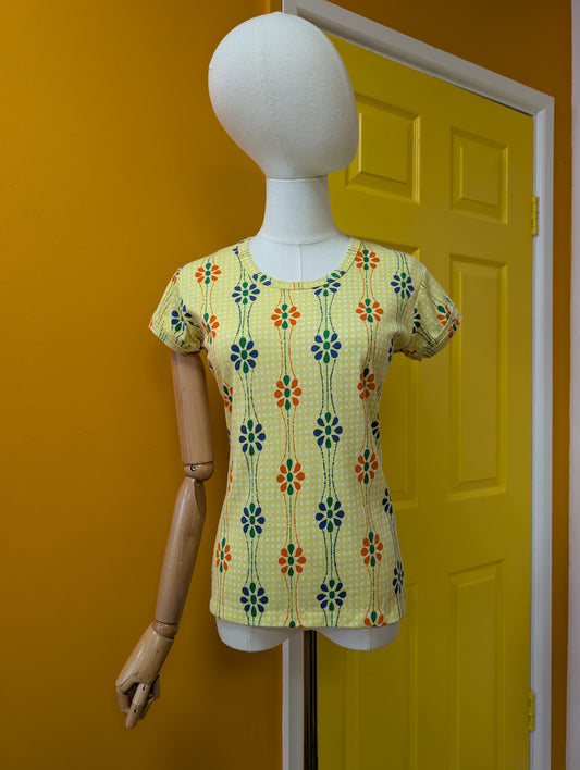 1970s The House of Jade floral t-shirt - S
