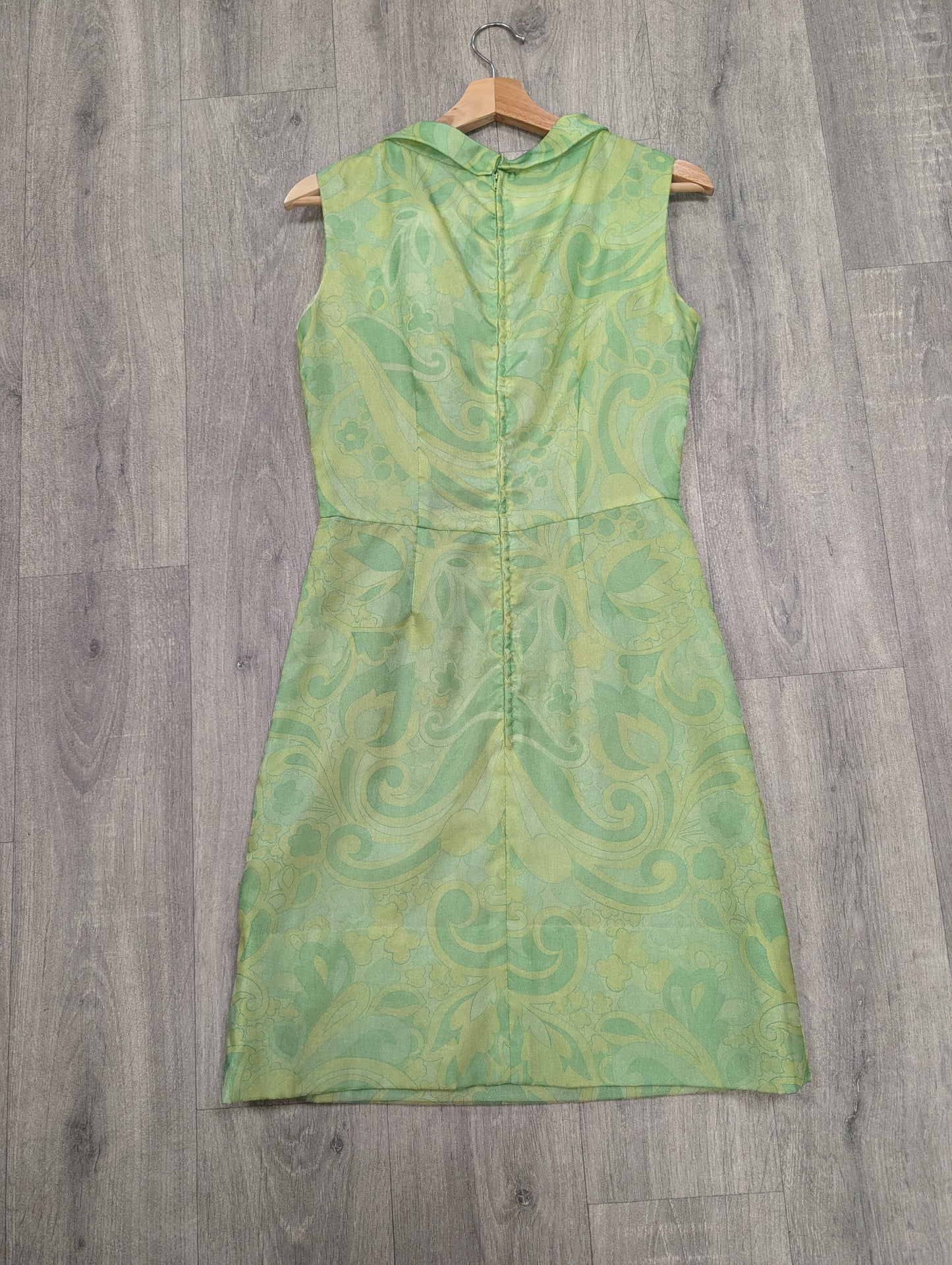 1960s Peter Barron green dress - S/8/10