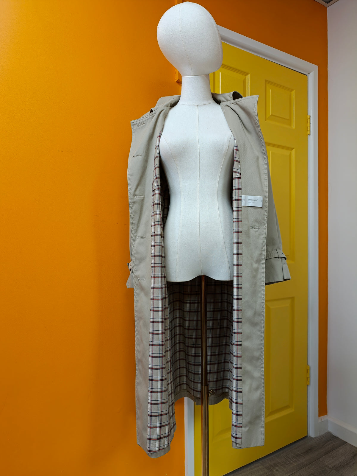 1980s St Michael trench coat - S