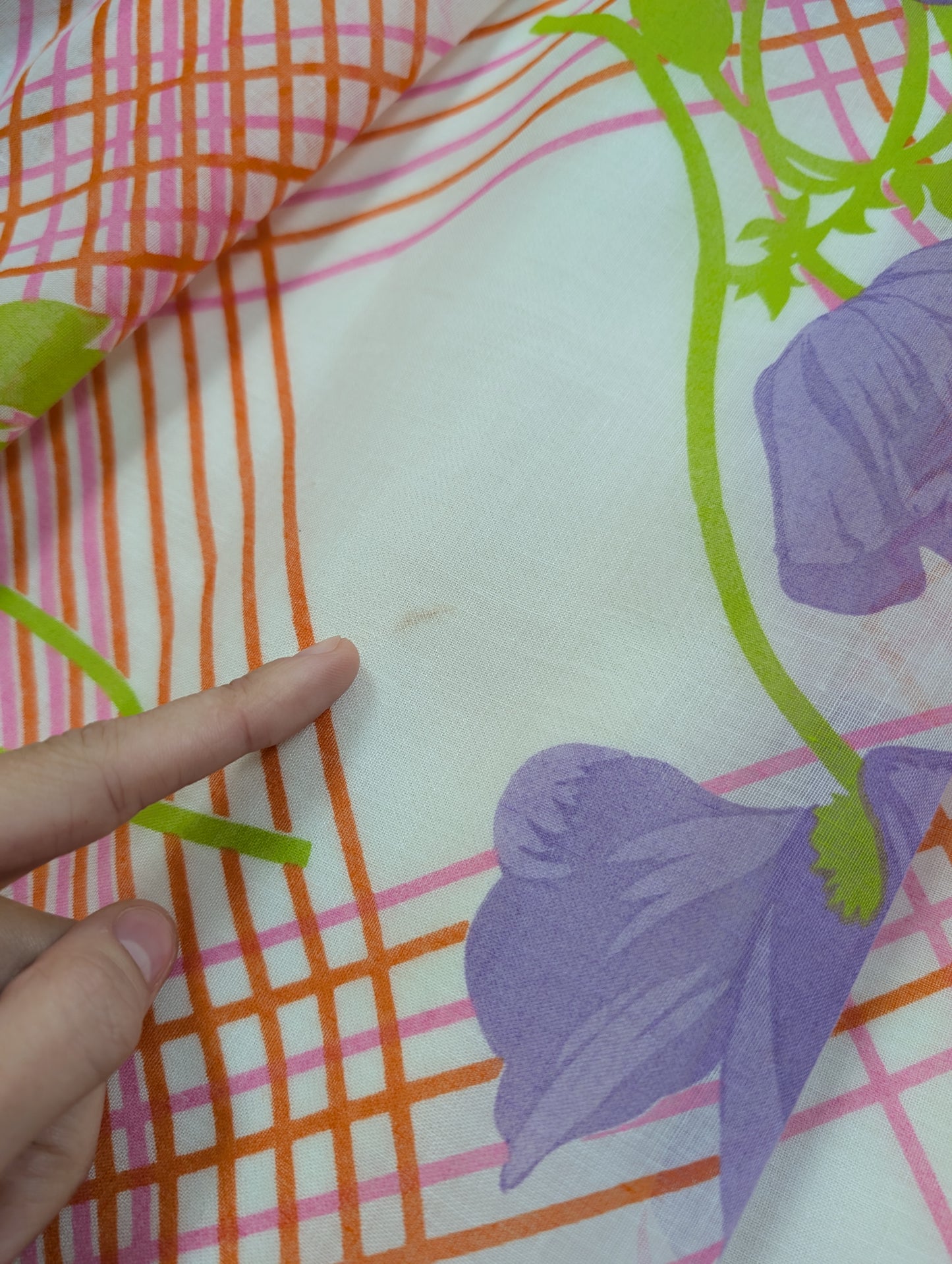 1970s Horrockses floral dress - S/10