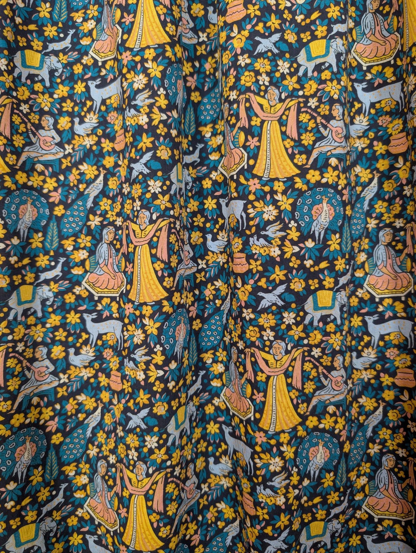 Liberty 'Dancing Ladies' print dress - M/L