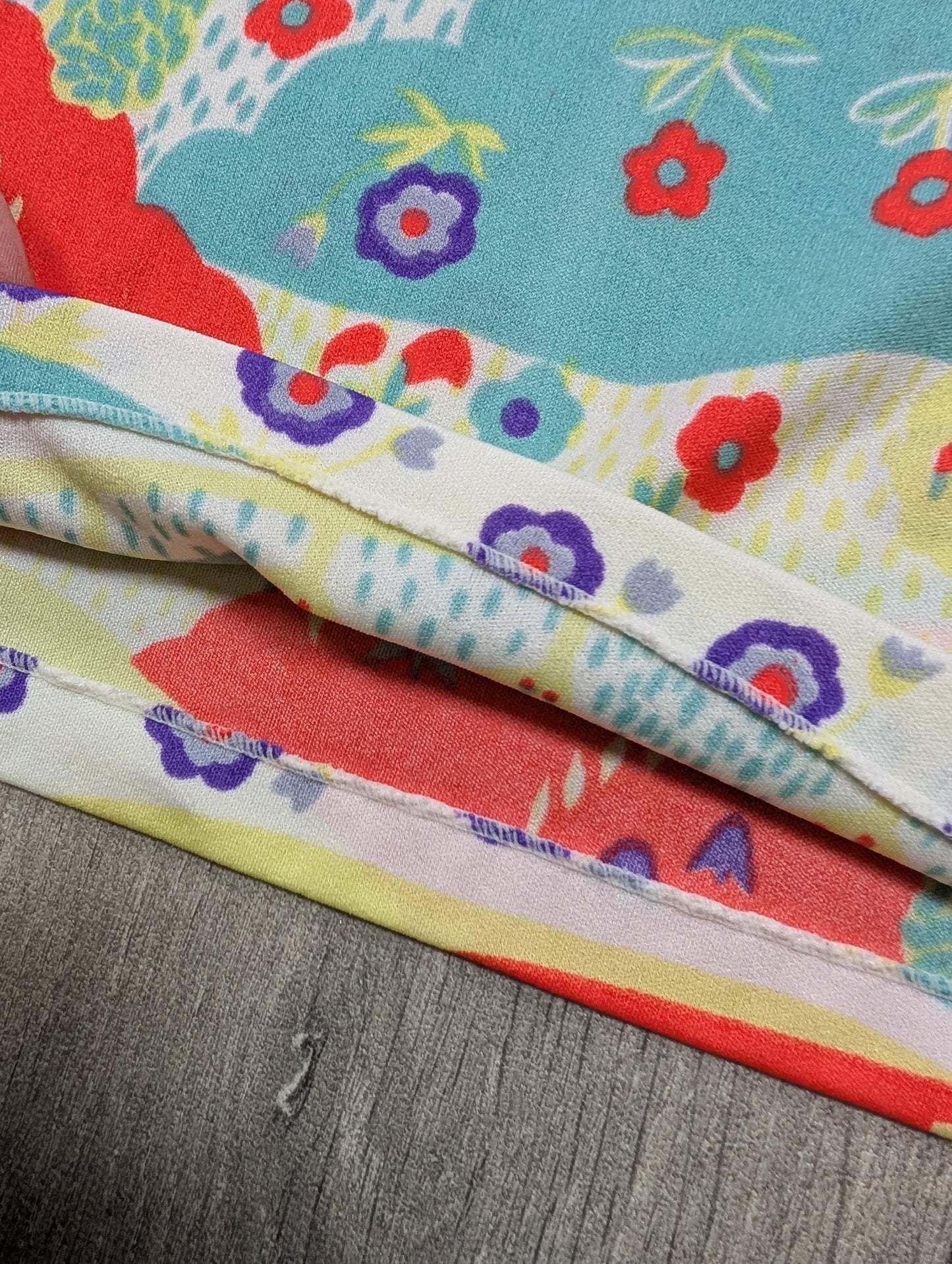 1970s RSC psychedelic novelty print shirt - M