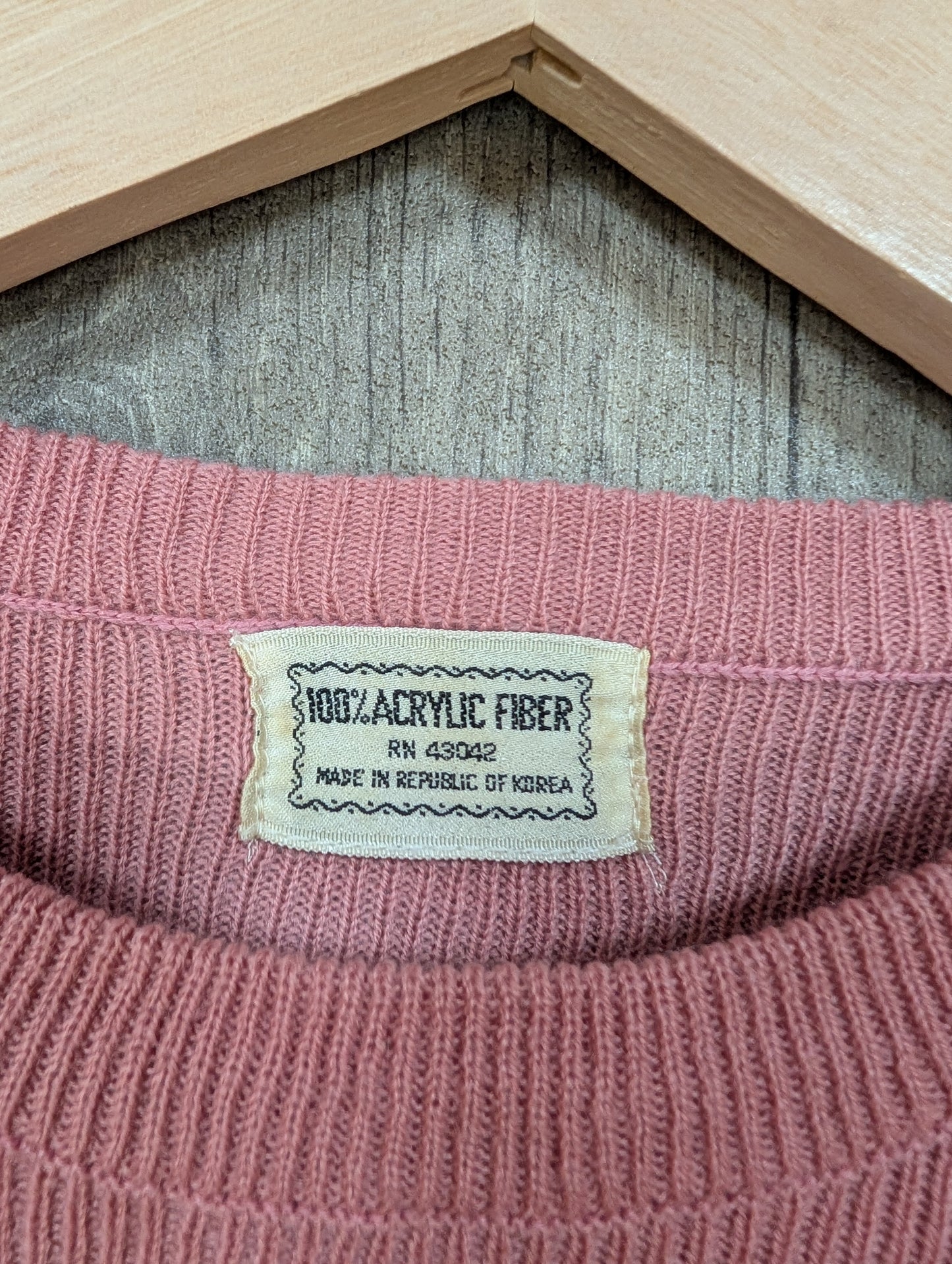 1970s acrylic cheetah/cat jumper - XS