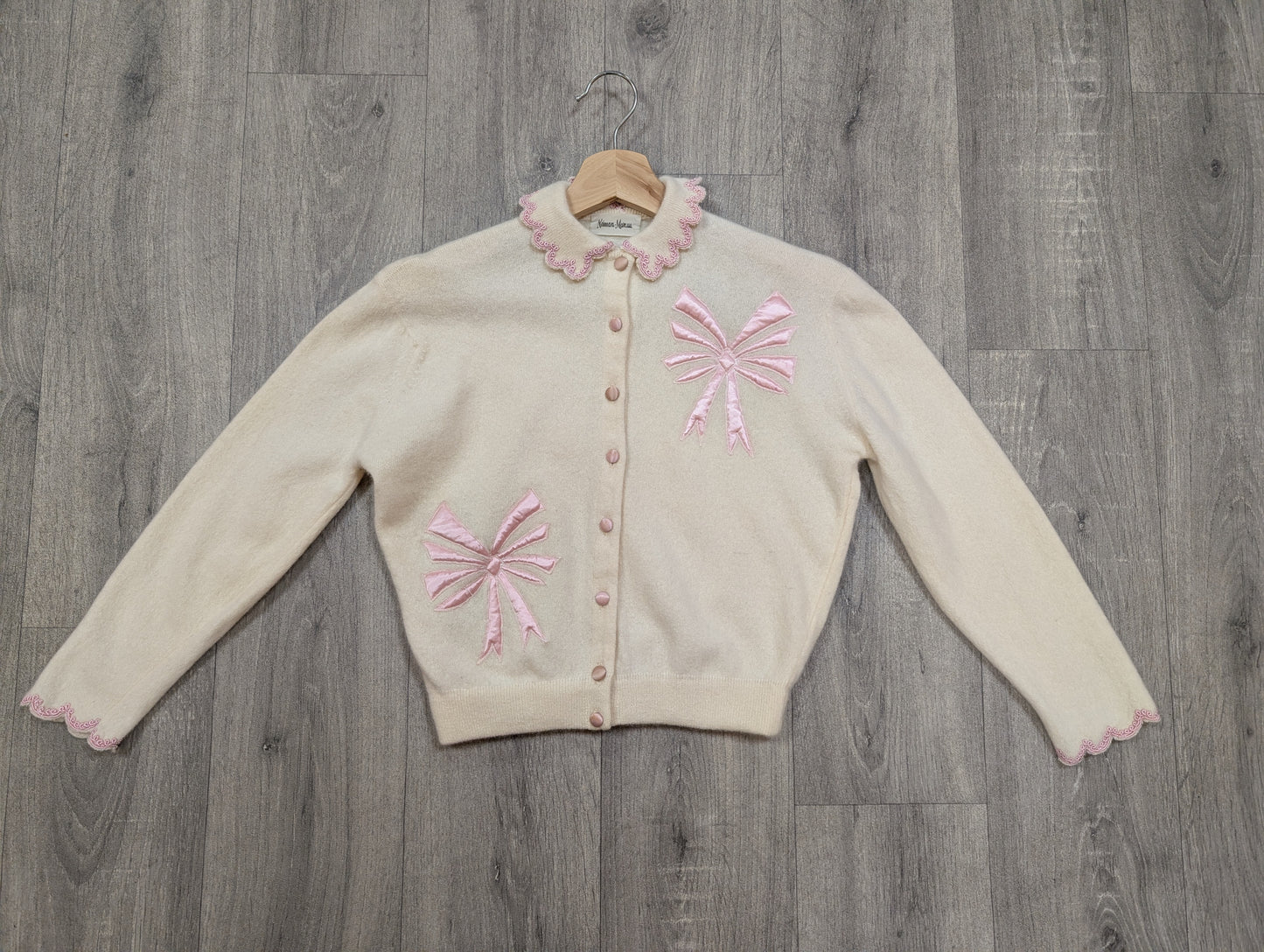 Gorgeous 1950s Nannette Cashmeres cashmere cardigan - XS/S