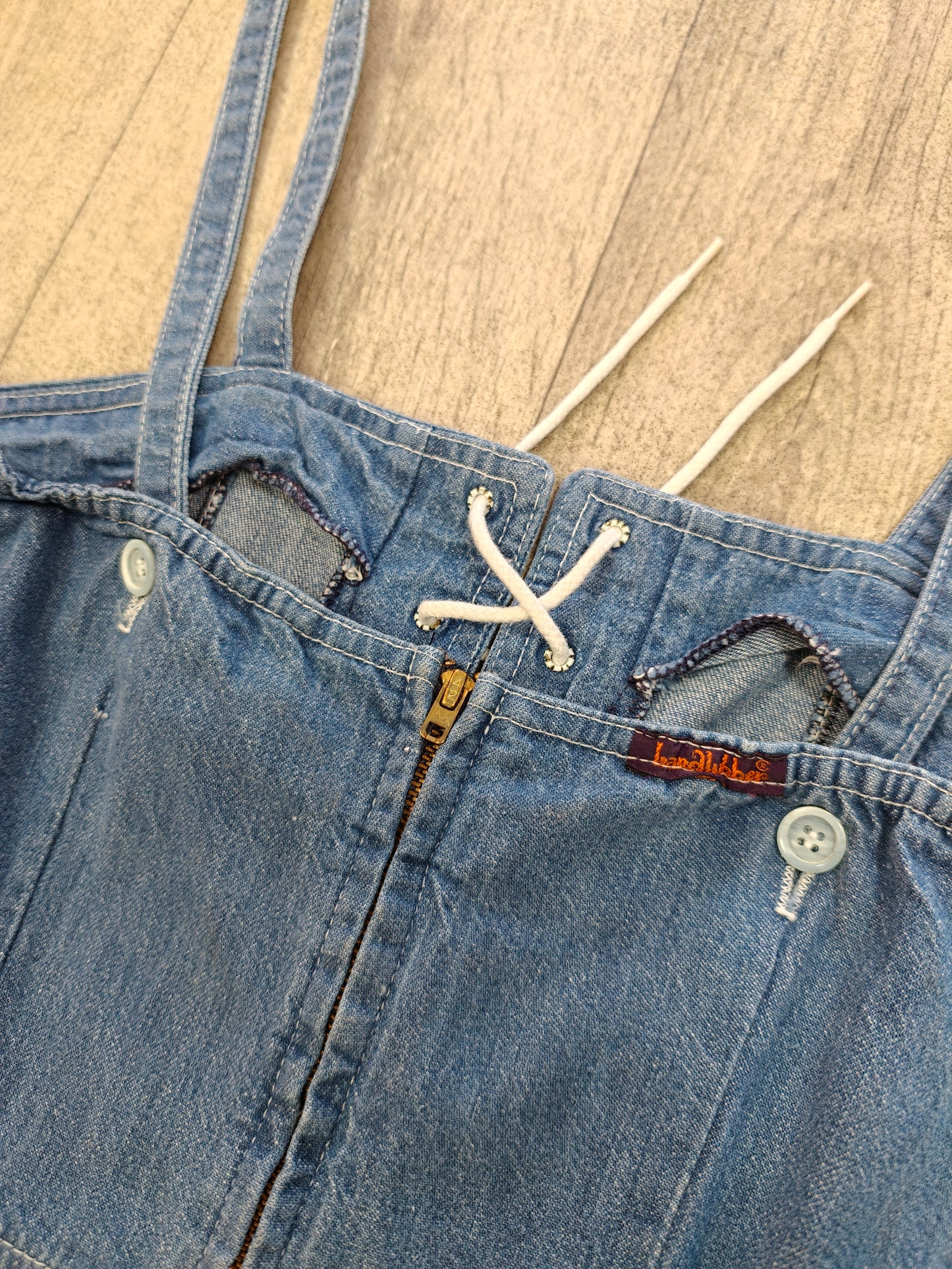 1970s Landlubber denim jumpsuit - XS/6