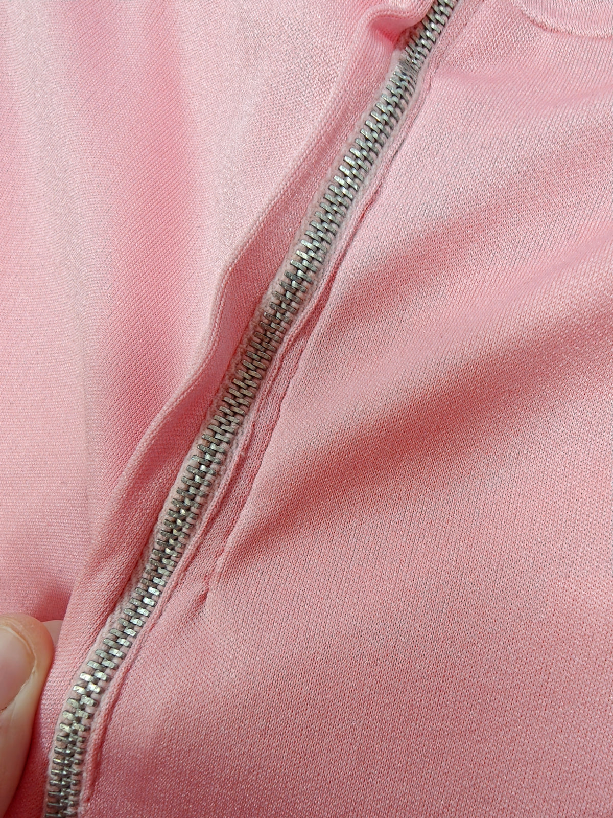 1970s pink maxi dress - XXS/XS